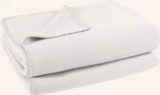 Miękki koc z polaru Zoeppritz Pled Soft-Fleece w kolorze białym