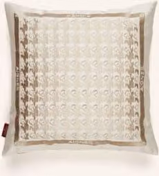 Dekoracyjna poszewka na poduszkę Aigner Matrix w kolorze beige wykonana z bawełny