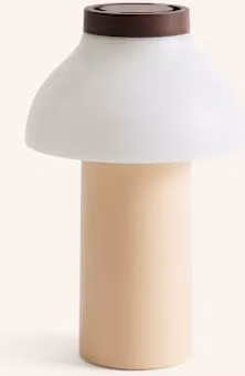 Lampa stołowa przenośna HAY Pc Portable w kolorze pomarańczowym z regulacją jasności i akumulatorem