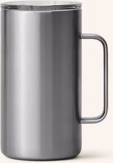 Kubek termiczny Yeti Rambler srebrny ze stali nierdzewnej z pokrywką