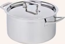Garnek Le Creuset 3-Ply do mięsa, kolor srebrny, stal nierdzewna i aluminium, pojemność 24 l