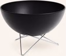 Miska ogniowa Höfats Bowl 70 czarna ze stali emaliowanej i nierdzewnej