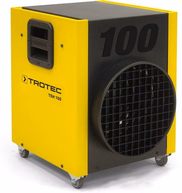 Elektryczny nagrzewacz stojący Trotec TEH 100 w kolorze żółtym